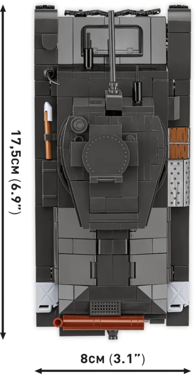 KLOCKI COBI 2666 Czołg PANZER 38(t) lub LT vz.38 HC  WWII 690.el