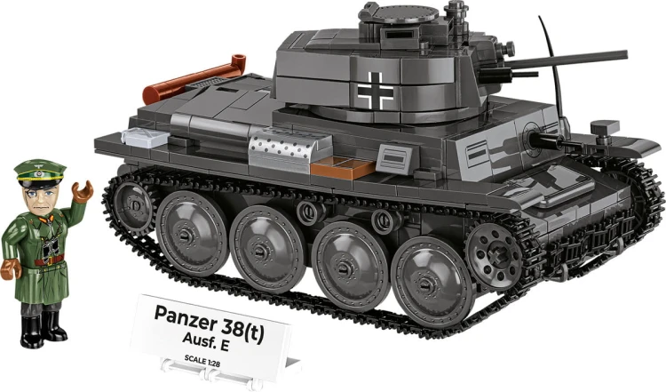 KLOCKI COBI 2666 Czołg PANZER 38(t) lub LT vz.38 HC  WWII 690.el