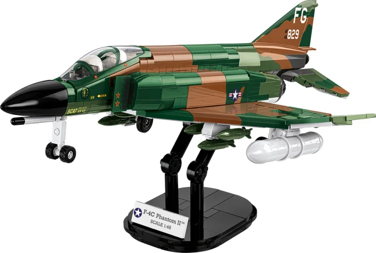 KLOCKI COBI 2427 SAMOLOT Myśliwiec F-4C Phantom II HC VIETNAM WAR 738 el.