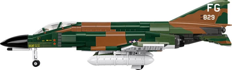 KLOCKI COBI 2427 SAMOLOT Myśliwiec F-4C Phantom II HC VIETNAM WAR 738 el.