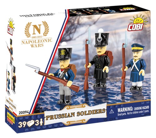 KLOCKI COBI 20094 Figurki żołnierzy Królestwa Prus Wojny Napoleońskie 39 El.