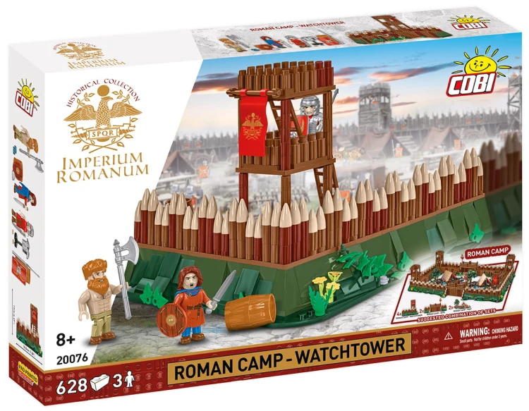 KLOCKI COBI 20076 Rzymska wieża obserwacyjna HC IMPERIUM ROMANUM 628 El.