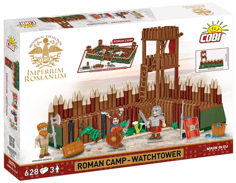 KLOCKI COBI 20076 Rzymska wieża obserwacyjna HC IMPERIUM ROMANUM 628 El.