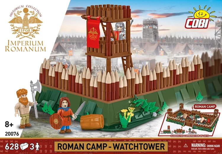 KLOCKI COBI 20076 Rzymska wieża obserwacyjna HC IMPERIUM ROMANUM 628 El.