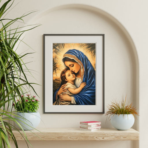 MOZAIKA DIAMENTOWA - ŚWIĘTE OBRAZKI MARYJA