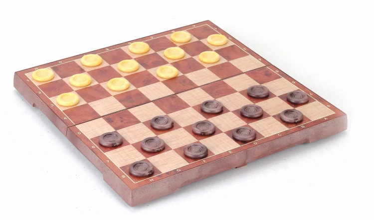 SZACHY MAGNETYCZNE ORAZ WARCABY 2W1 KLASYCZNE DUŻE 31X31