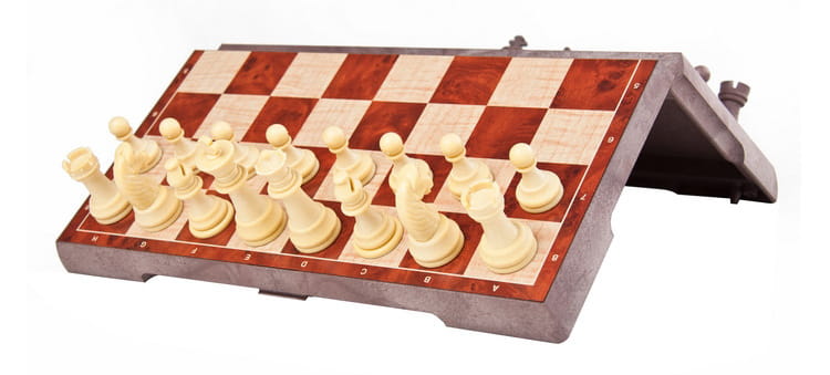 SZACHY MAGNETYCZNE ORAZ WARCABY 2W1 KLASYCZNE DUŻE 31X31