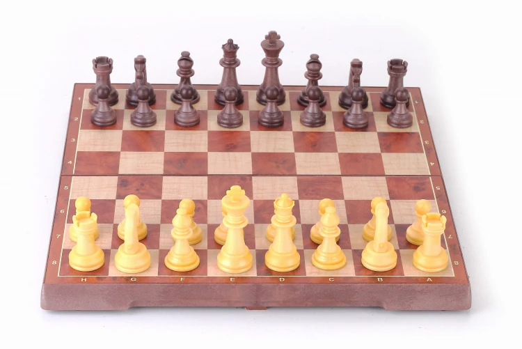 SZACHY MAGNETYCZNE ORAZ WARCABY 2W1 KLASYCZNE DUŻE 31X31