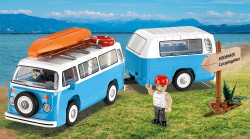 KLOCKI COBI 24653 Samochód Volkswagen Camper Van VOLKSWAGEN 322 El.