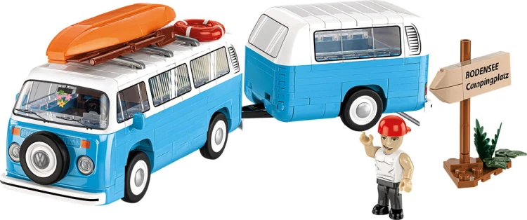 KLOCKI COBI 24653 Samochód Volkswagen Camper Van VOLKSWAGEN 322 El.