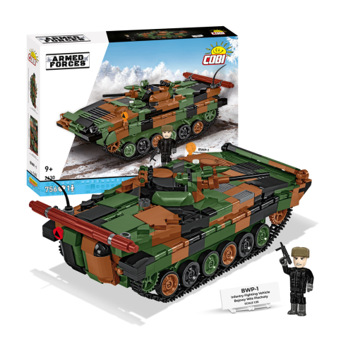 KLOCKI COBI 2630 Bojowy Wóz Piechoty 2w1 ARMED FORCES 756 el.
