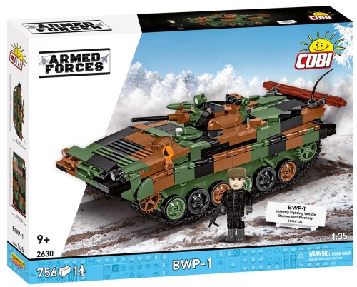 KLOCKI COBI 2630 Bojowy Wóz Piechoty 2w1 ARMED FORCES 756 el.
