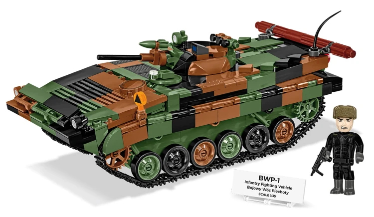 KLOCKI COBI 2630 Bojowy Wóz Piechoty 2w1 ARMED FORCES 756 el.