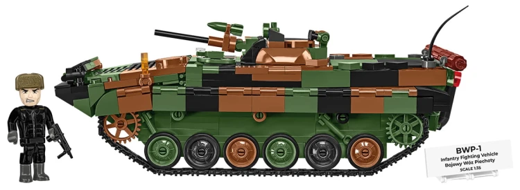 KLOCKI COBI 2630 Bojowy Wóz Piechoty 2w1 ARMED FORCES 756 el.