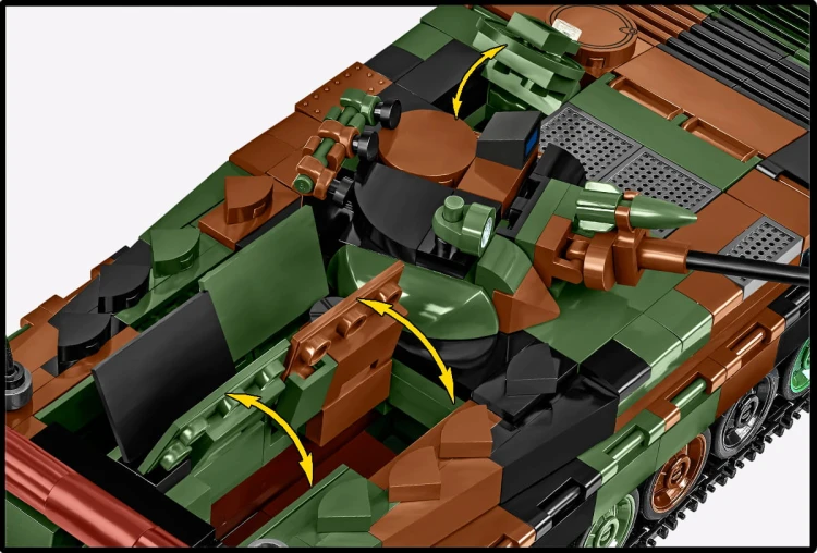 KLOCKI COBI 2630 Bojowy Wóz Piechoty 2w1 ARMED FORCES 756 el.