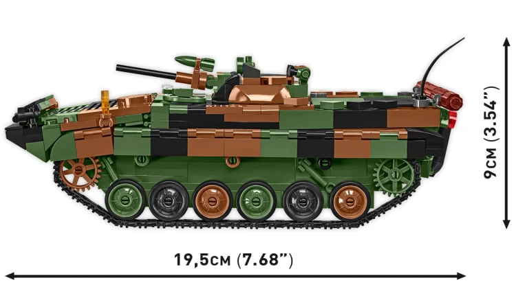 KLOCKI COBI 2630 Bojowy Wóz Piechoty 2w1 ARMED FORCES 756 el.