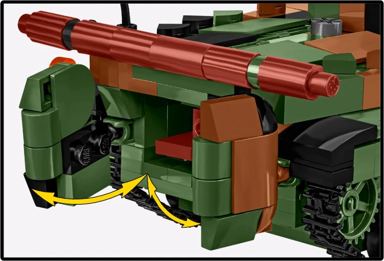 KLOCKI COBI 2630 Bojowy Wóz Piechoty 2w1 ARMED FORCES 756 el.