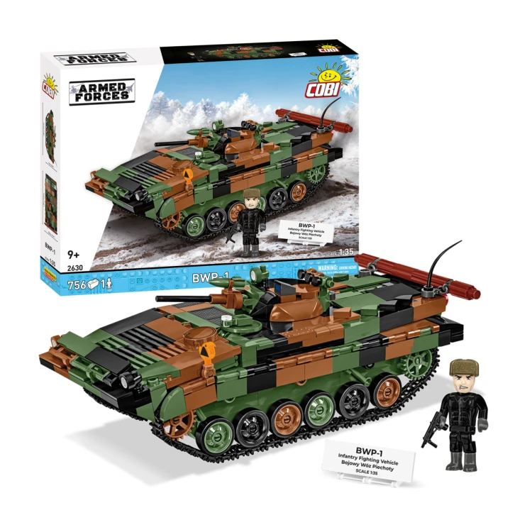 KLOCKI COBI 2630 Bojowy Wóz Piechoty 2w1 ARMED FORCES 756 el.