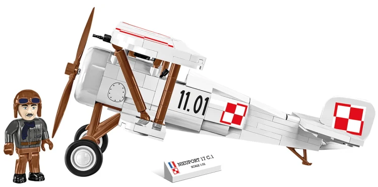 KLOCKI COBI 2998 Samolot dwupłatowiec Nieuport 17 C.1 HC GW 274 El.