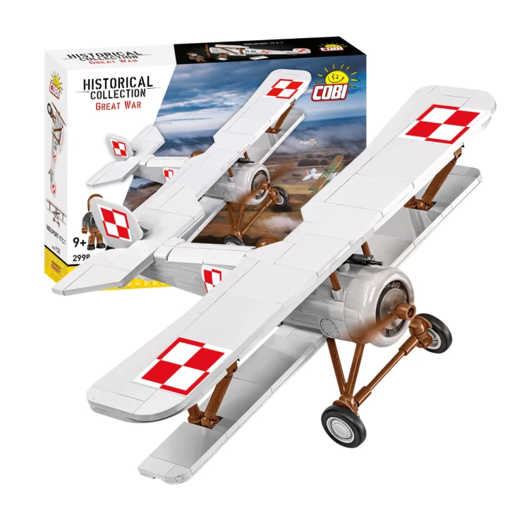 KLOCKI COBI 2998 Samolot dwupłatowiec Nieuport 17 C.1 HC GW 274 El.