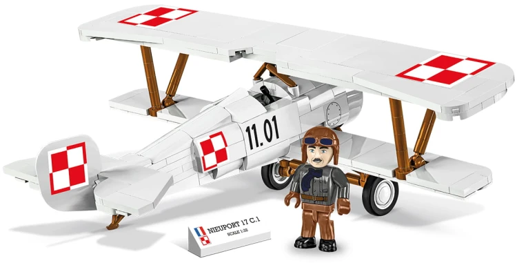 KLOCKI COBI 2998 Samolot dwupłatowiec Nieuport 17 C.1 HC GW 274 El.