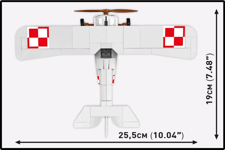 KLOCKI COBI 2998 Samolot dwupłatowiec Nieuport 17 C.1 HC GW 274 El.