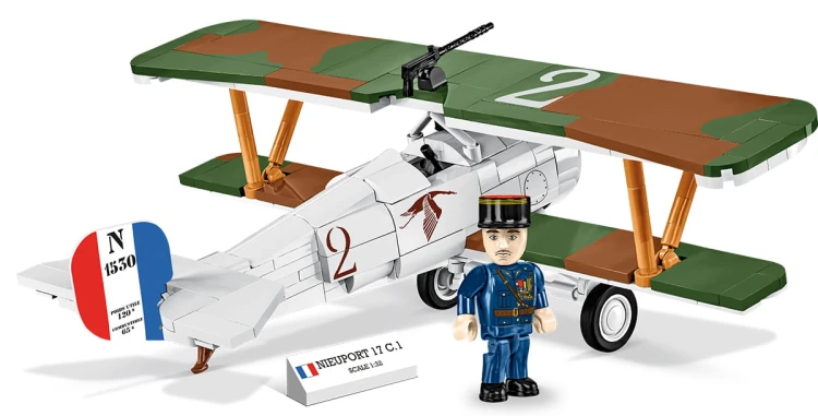 KLOCKI COBI 2997 Myśliwiec Nieuport 17 C.1 HC GW 277 El.