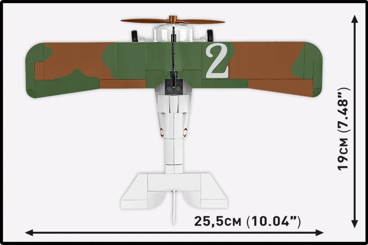 KLOCKI COBI 2997 Myśliwiec Nieuport 17 C.1 HC GW 277 El.