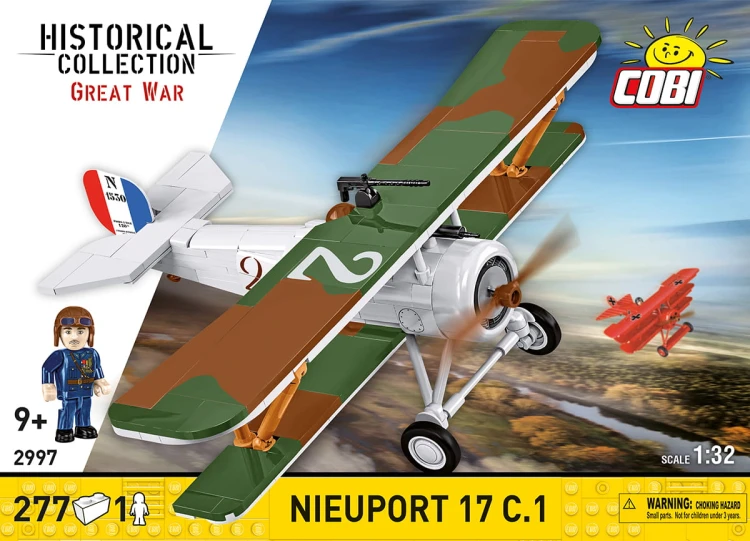 KLOCKI COBI 2997 Myśliwiec Nieuport 17 C.1 HC GW 277 El.