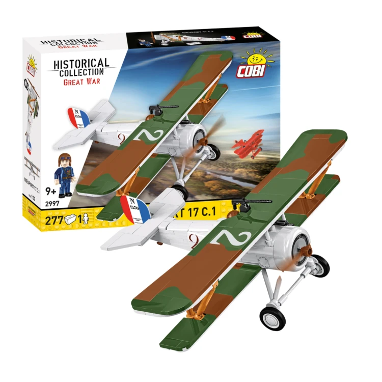 KLOCKI COBI 2997 Myśliwiec Nieuport 17 C.1 HC GW 277 El.