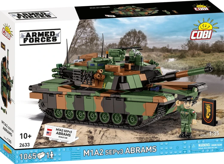 KLOCKI COBI 2633 Czołg M1A2 Abrams ARMED FORCES 1065 el.