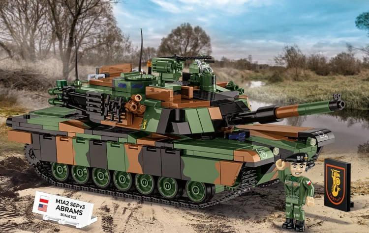 KLOCKI COBI 2633 Czołg M1A2 Abrams ARMED FORCES 1065 el.