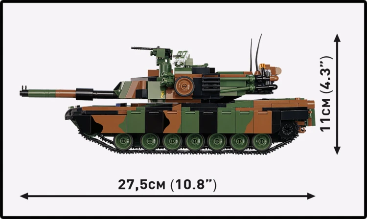 KLOCKI COBI 2633 Czołg M1A2 Abrams ARMED FORCES 1065 el.