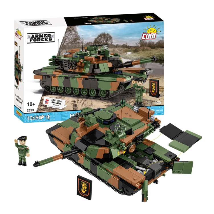 KLOCKI COBI 2633 Czołg M1A2 Abrams ARMED FORCES 1065 el.