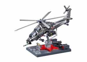 KLOCKI SLUBAN B1233 Helikopter Model Bricks 909 El.