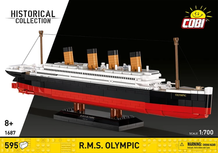 KLOCKI COBI 1687 STATEK R.M.S. OLYMPIC HC GREAT WAR 595 EL.