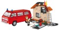 KLOCKI COBI 24635 wóz strażacki Volkswagen T3 Feuerwehr VOLKSWAGEN 238 El.