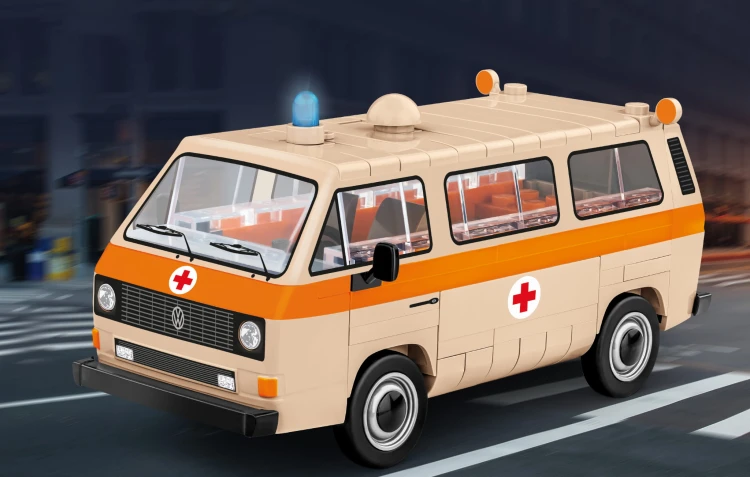 KLOCKI COBI 24636 Samochód Volkswagen T3 Krankenwagen VOLKSWAGEN 146 El.