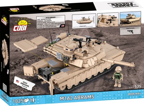 KLOCKI COBI 2632 Czołg M1A2 Abrams ARMED FORCES 1025 el.