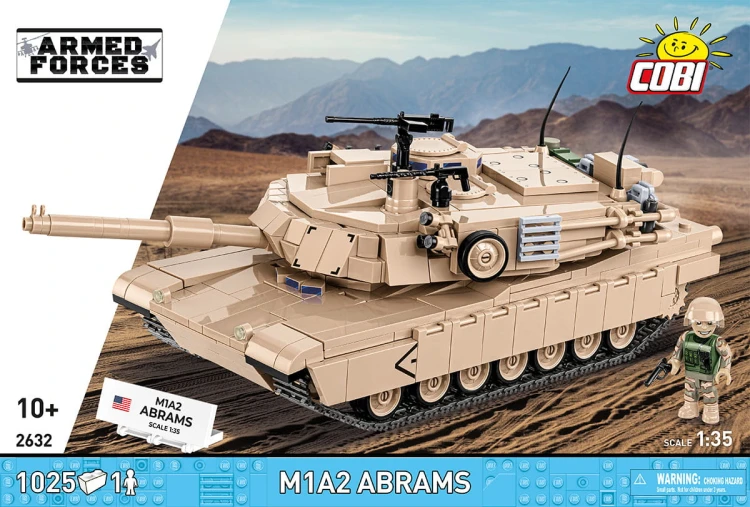 KLOCKI COBI 2632 Czołg M1A2 Abrams ARMED FORCES 1025 el.