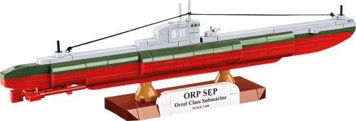 KLOCKI COBI 4856 Polski Okręt podwodny ORP Sęp HISTORICAL COLLECTION WWII 190 el.