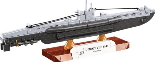 KLOCKI COBI 4858 Łódź podwodna U-Boot U-47 T.VIIB HISTORICAL COLLECTION WWII 165 el.