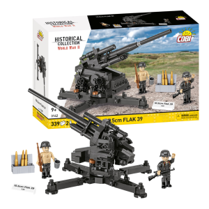 KLOCKI COBI 3142 Działo przeciwlotnicze 10,5 Cm Flak 39 HISTORICAL COLLECTION WWII 339 el.