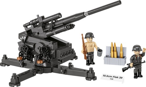 KLOCKI COBI 3142 Działo przeciwlotnicze 10,5 Cm Flak 39 HISTORICAL COLLECTION WWII 339 el.