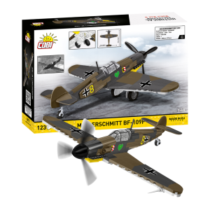 KLOCKI COBI 5873 Niemiecki Samolot Myśliwski Messerschmitt Bf-109F HISTORICAL COLLECTION WWII 123 el.
