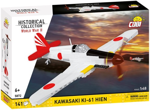 KLOCKI COBI 5872 Japoński Samolot Myśliwski Kawasaki Ki-61 Hien HISTORICAL COLLECTION WWII 141 el.