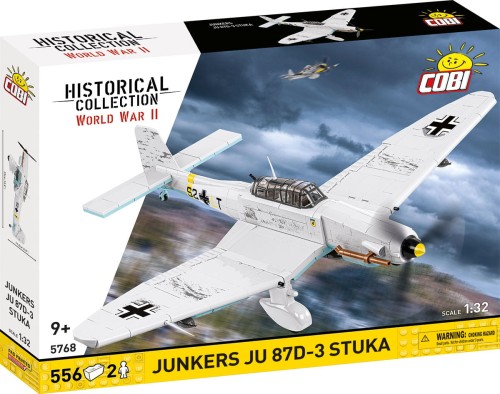 KLOCKI COBI 5768 Bombowiec Junkers Ju 87G-2 Stuka HISTORICAL COLLECTION WWII 556 el.