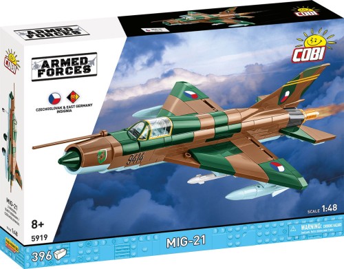 KLOCKI COBI 5919 Samolot Lekki Myśliwiec Mig 21ARMED FORCES 396 el.