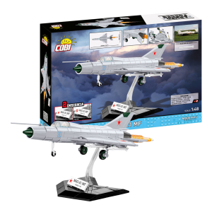 KLOCKI COBI 5918 Radziecki Samolot Myśliwski Mig 21 MF ARMED FORCES 381 el.