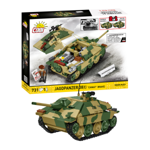 KLOCKI COBI 2670 Niemiecki Niszczyciel Jagdpanzer 38(T) "Chwat" HISTORICAL COLLECTION WWII 731 el.